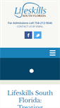 Mobile Screenshot of lifeskillssouthflorida.com